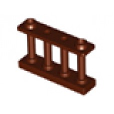 Part 30055 Reddish Brown Fence Spindled 1 x 4 x 2 with 2 Studs 
